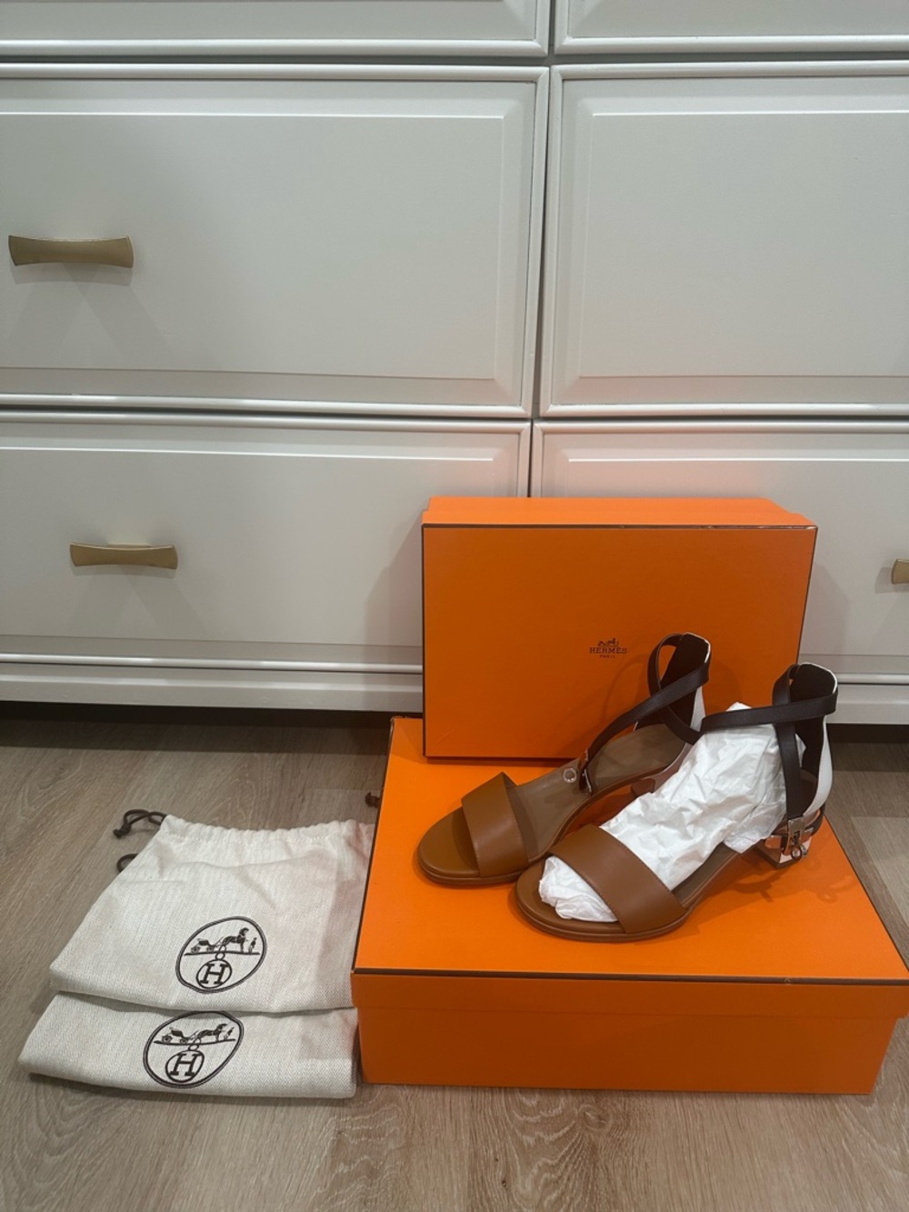 Hermes Manege Sandals - Size 37 - Never Worn